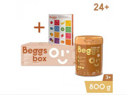 Beggs 4 batoľacie mlieko, box + pexeso 2,4 kg (3x800 g)