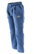 Outdoorové nohavice podšité bavlnou modrej