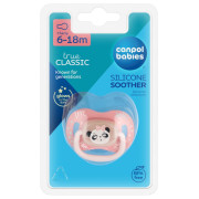 Cumlík silikónový čerešnička Exotic animals 6 - 18 m 1 ks Canpol babies