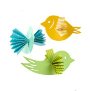 Kreatívna sada Prvé skladanie Vtáčiky závesné Craft Kit Haba