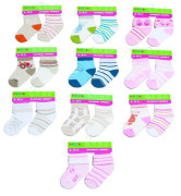 Dojčenské ponožky 2 páry PD114, 6 - 12 mes. Pidilidi