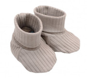 Rastúci rebrovaný overálok, čiapočka a topánočky Nature - toffi Baby Nellys