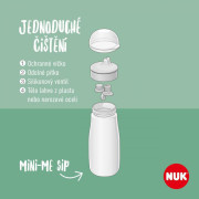 Fľaša Mini-Me Sip nerez 300 ml 9m+ Nuk