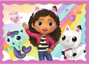 Puzzle 4v1 Gabbyina dobrodružstvo/Gabby´s Dollhouse, 35+48+54+70 dielikov