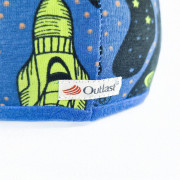 Čiapka podšitá Outlast® Rakety/modrý melír