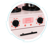 Drevená detská kuchynka s rúrou, platničkami, mikrovlnkou a príslušenstvom