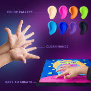 Sova výtvarná sada maľovania hmotou podľa čísel 29 x 29 cm Okto