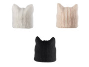 Dámska/dievčenská zimná čiapka s vlnou z angorského králika