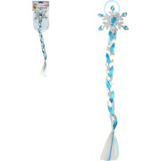 Vrkoč vlasový so sponou na gumičke Ľadová princezná