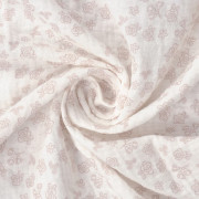 Mušelínové prestieradlo Dizajn s gumou 60 x 120 cm BabyMatex