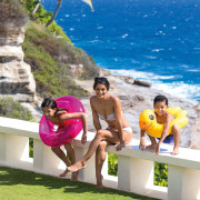 Kruh 76 cm transparentný