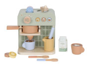 Kávovar na kapsule drevený Little Dutch