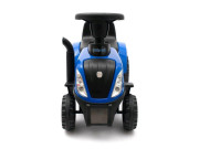 Detské odrážadlo traktor s vlečkou a náradím Baby Mix New Holland žltý
