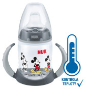 Fľaštička na učenie Mickey s kontrolou teploty, 150 ml Nuk