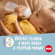 Perfect Match fľaša sklo s kontrolou teploty 230 ml Nuk