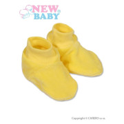 Detské papučky New Baby žlté veľ. 62