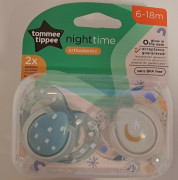 Cumlík silikón Night 6-18 m 2 ks Tommee Tippee