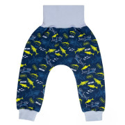 Detské tepláky Shark modré Esito