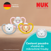 Cumlík Perfect Match Air bear 18 m+ 1 ks Nuk