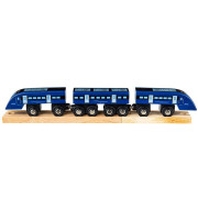 Rýchlik High Speed ​​1 modrý Bigjigs Rail