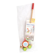 Jazdík slimák na tyči drevený 55 cm