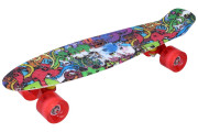 Skateboard viacfarebný 56 x 15 cm Wiky