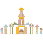 Drevené vozítko s kockami Viga