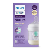 Fľaša Natural Philips Avent Response s ventilom AirFree 125 ml, 0 m+