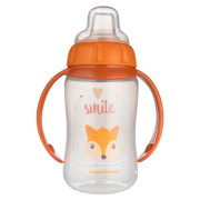 Hrnček tréningový Cute Animals so silikónovým náustkom 320 ml Canpol babies