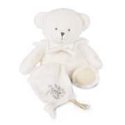 Darčeková sada Plyšový medvedík s dečkou 30 cm béžový Doudou