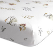 Bavlnená prestieradlo s gumou a potlačou 70 x 140 cm Babymatex