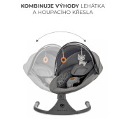 Lehátko hojdacia s melódiou 2 v 1 Lumi, do 9 kg, Premium Kinderkraft