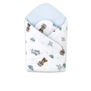 Novorodenecká zavinovačka bavlna Méďa pilot