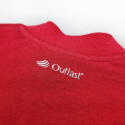 Mikina Reflex šmyk rozopínací Outlast® - scarlet