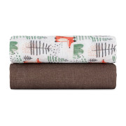 Prikrývka bambusová mušelínová 2 ks 120 x 120 cm Misty Petite&Mars