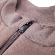 Mikina hrejivá rozopínacia hnedá Little Angel