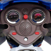 Detská elektrická motorka Baby Mix Racer biela