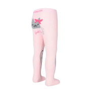 Pančucháče s protišmykom 3x ABS veľ. 92/98 ružové s mačičkou Be Snazzy