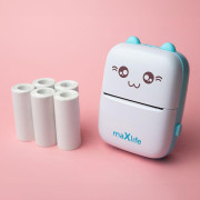 Detská termotlačiareň Maxlife MXTP-100 modrá