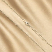 Strieborná retiazka k rolničkám