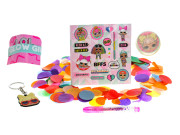 LOL Surprise sada aktivít (nálepky, kľúčenka, hopík, pero, náramok) v sáčku