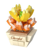 Stavebnica mini Sukulent v kvetináči mix druhov Koco