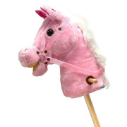 Hobby Horse so zvukom a kolieskami Rosie Baby Mix pink