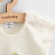 Dojčenské šaty z organickej bavlny s krátkym rukávom New Baby Olivy