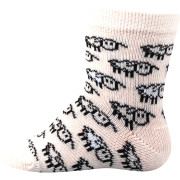 Ponožky dojčenské Bejbik obrázkové dievčenské (3 páry)