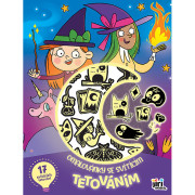 Maľovanky so svietiacim tetovaním Strašidlá a čarodejnice