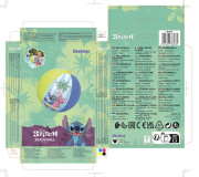 Lopta plážová nafukovacia Stitch 51 cm Bestway