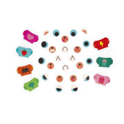 Edukačná magnetická hra Emócie a pocity Medvedík s predlohami Janod