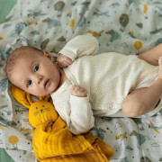 Súprava plienok bambusová mušelínová 3 ks Moussy 68 x 68 cm Petite&Mars