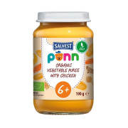 Salvest Ponn BIO Kuracie mäso so zeleninovým pyré (190 g)